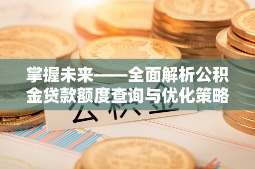岳普湖掌握未来——全面解析公积金贷款额度查询与优化策略