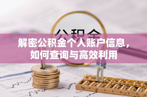 岳普湖解密公积金个人账户信息，如何查询与高效利用