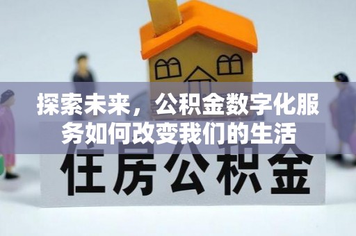 岳普湖探索未来，公积金数字化服务如何改变我们的生活
