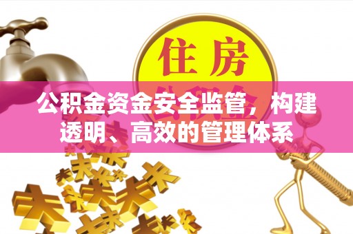 岳普湖公积金资金安全监管，构建透明、高效的管理体系