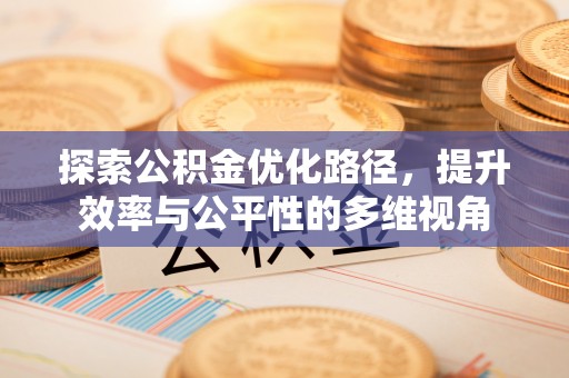 岳普湖探索公积金优化路径，提升效率与公平性的多维视角
