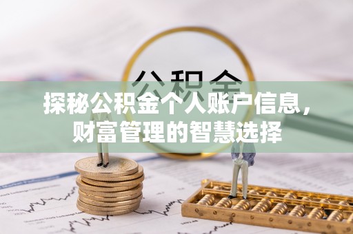 岳普湖探秘公积金个人账户信息，财富管理的智慧选择