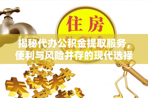 岳普湖揭秘代办公积金提取服务，便利与风险并存的现代选择